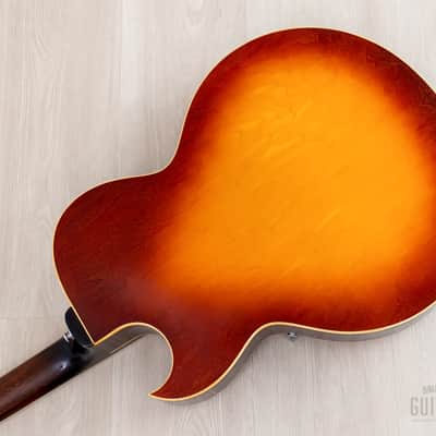 1970 Gibson ES-175 D Vintage Hollowbody Guitar Ice Tea Sunburst, Collector-Grade w/ Pat # T Tops, Case image 17
