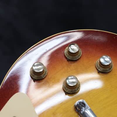 Gibson Les Paul Deluxe 1972 Cherry Sunburst Electric Guitar w/Case #962088 image 15