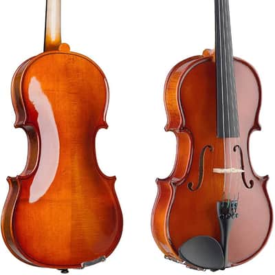 Stagg Model VN-1/8 - 1/8 Size Solid Maple Violin with case, bow and accessories image 9