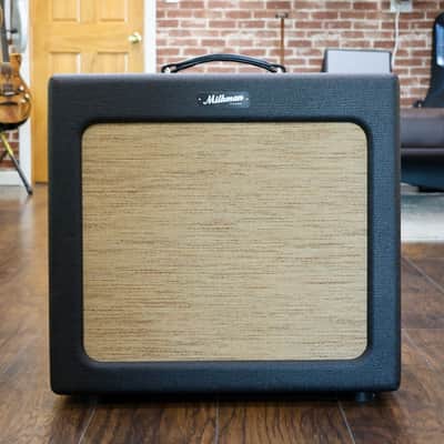 Immagine Milkman Sound TV-40 - Black Tolex w/ Wheat grill-cloth & 3-knob Spring Reverb, Alnico Speaker - NEW. (Authorized Dealer) - 2