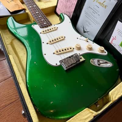 2026 Fender Custom Shop Stratocaster Pro W25 Relic - Candy Apple Green image 1