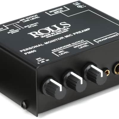 Rolls PM60 Personal Monitor Mic Preamp image 1