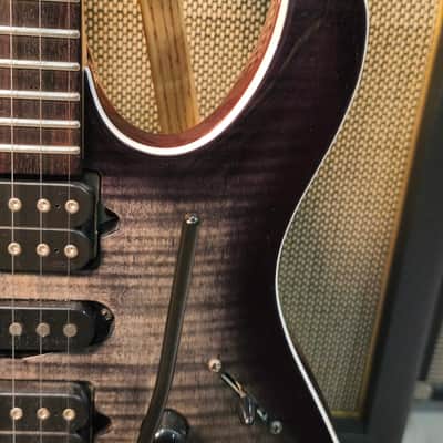 Ibanez KIKO10BP-TGB Premium Kiko Loureiro Signature with Rosewood Fretboard 2021 Transparent Gray Burst image 5