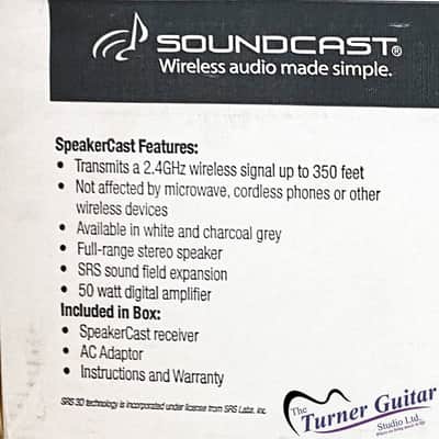Speakercast Wireless Music System - No Transmitter Included - Grey - Brand New Clearance image 4