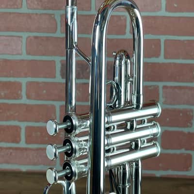 Yamaha YTR-8445 II Custom Xeno Professional C Trumpet - Silver Plated image 2