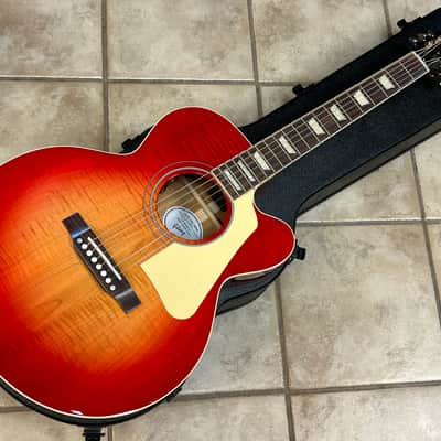 2025 Gibson Les Paul Parlor Acoustic-Electric Guitar Vintage Cherry Sunburst image 2