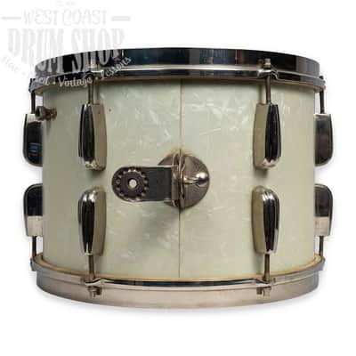 Used Slingerland Radio King 13x9" Rack Tom White Marine Pearl image 3