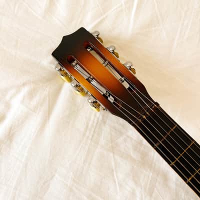 🎸 Vintage 1950s/60s Lark Toy Guitar – Shanghai, China – 19,5" Scale – Sunburst Finish image 10