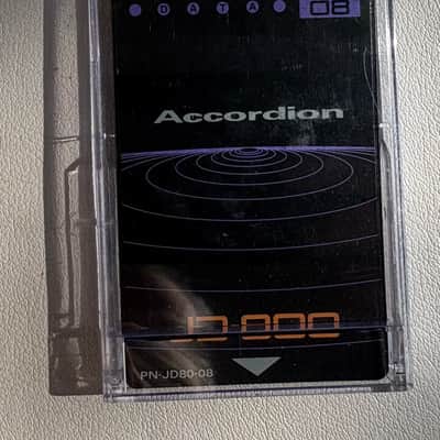 Roland PN-JD80-08 Accordion Data card for Roland JD800 and JD990 synths