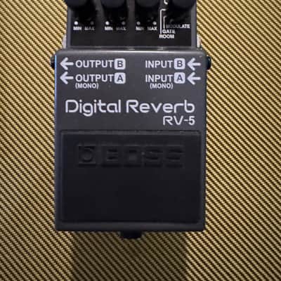 Boss RV-5 Digital Reverb (Dark Gray Label) 2002 - 2015 - Grey image 1
