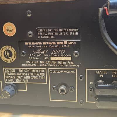 Marantz 2270 Black Fully Reccapped image 7