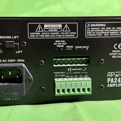 APart PA240P Professional Public Address Amplifier image 6