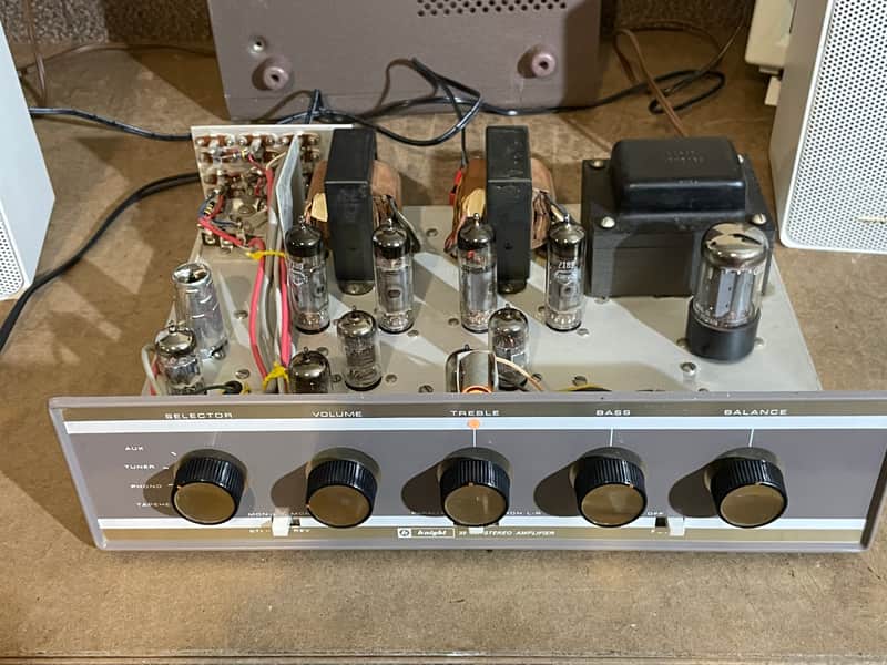 Vintage Knight Tube Integrated Stereo Amplifier 1950's Mullard Tubes image 1