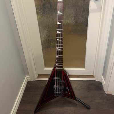 1985 Hondo Fame Series 871 Flying V Bass (Samick Korea - Factory Grover Tuners) image 1