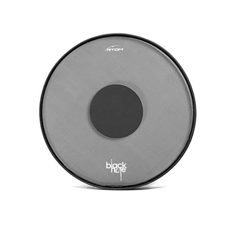 RTOM Black Hole 12" Tom Snap-On Tuneable Mesh Head Practice Pad image 1