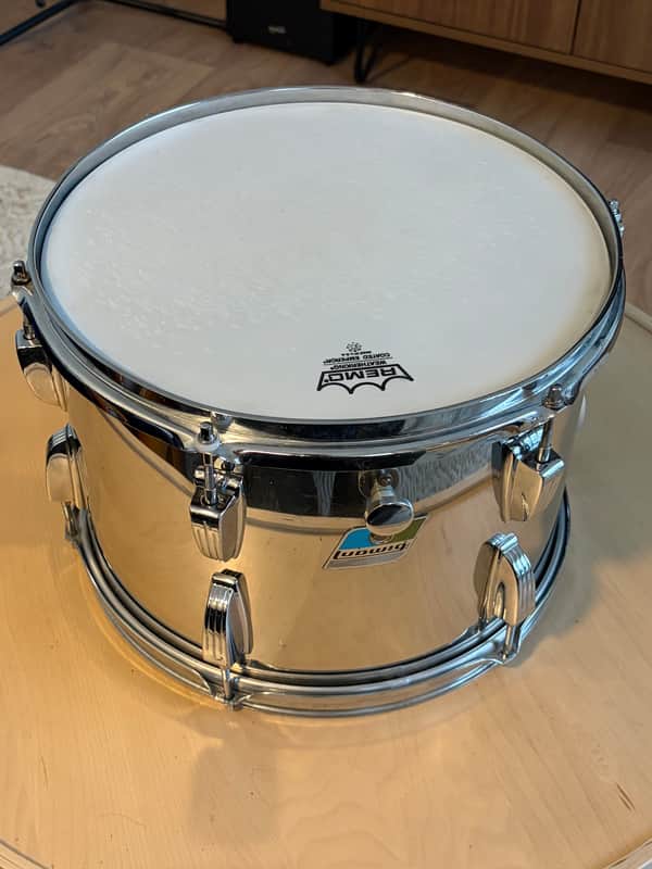 Ludwig 9x13" Stainless Steel Mounted Tom 1970s - Steel image 1
