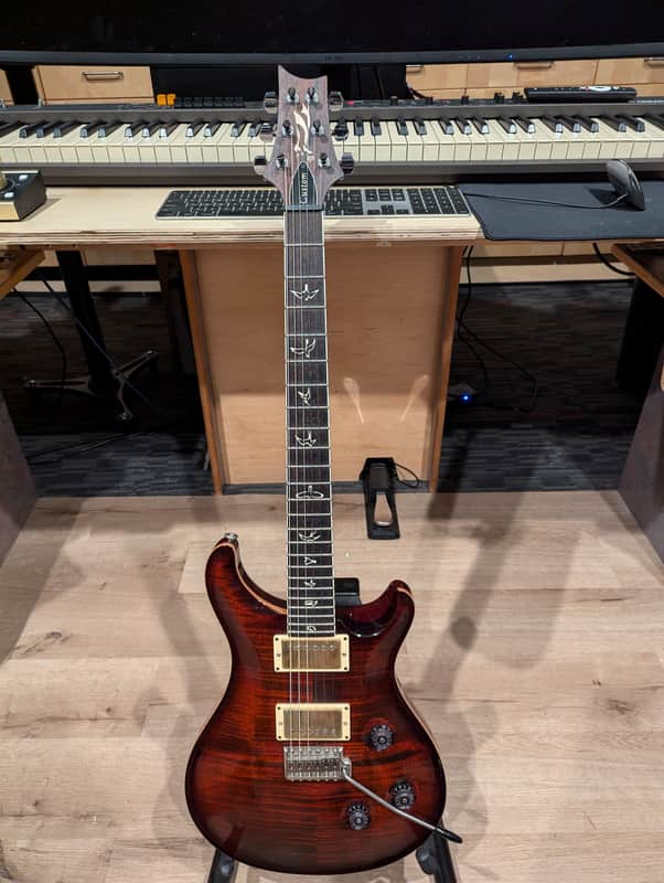 PRS 25th Anniversary Custom 24 - 2011 - Fire Red Burst image 1