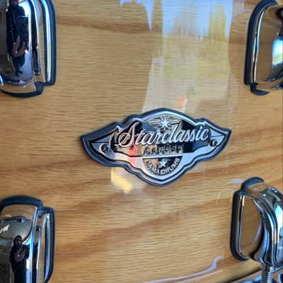 ~WOW!~ TAMA Starclassic Birch/Bubinga 7x14 Snare Drum in Gloss White Oak w/ Chrome Hardware image 2