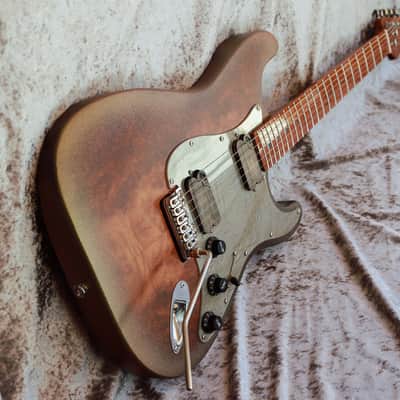 GB Liuteria Traditional Strato Vegatrem - Camphor burl image 10