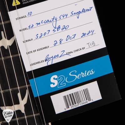 2024 -PRS Eddie's Guitars Wood Library S2 McCarty Singlecut 594 Quilt Top - Livingston Lemondrop image 16