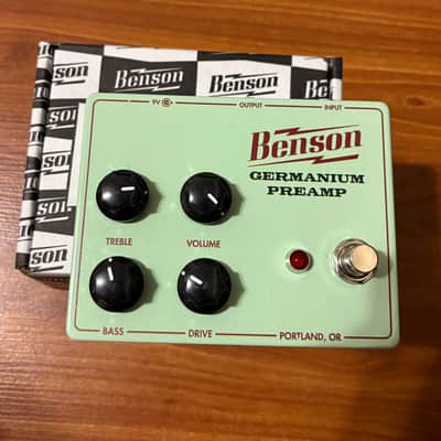 Benson Amps Germanium Preamp 2024 - Present - Seafoam Green image 1