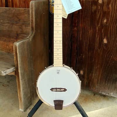 Deering Goodtime Solana 6 Acoustic Electric 6-String Guitar Banjo