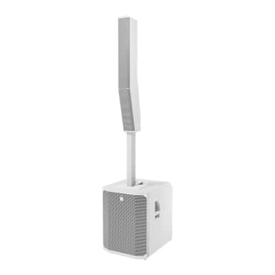 Electro-Voice White EVOLVE 90  18" Portable column kit w/ dolly + Cover & XLR image 2