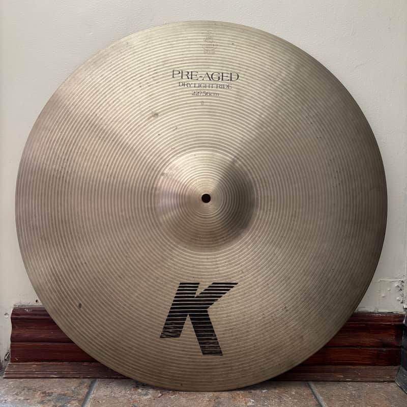 Zildjian 22" K Pre-Aged Dry Light Ride 2538g image 1