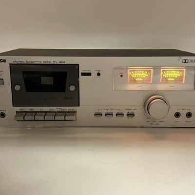 Tensai TFL-809 Stereo Cassette Deck - Nice looking deck, with VU meters image 2