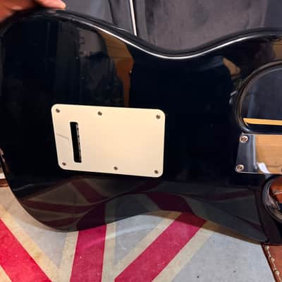Fender Standard Stratocaster Electric Guitar Black Bild 8