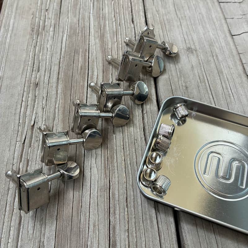 Fender Vintage style tuning pegs machine heads machines  - Chrome project Stratocaster telecaster Jaguar Mustang image 1