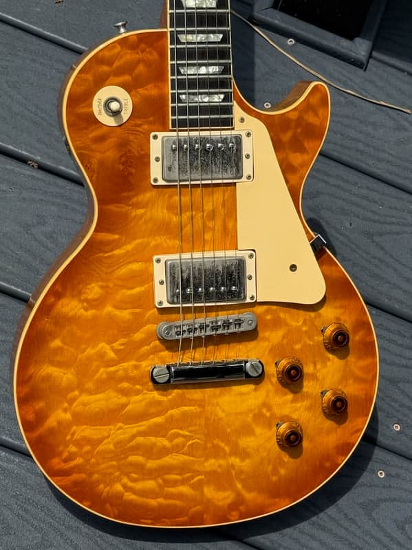 Gibson Les Paul Std. 80 Heritage Elite 1982 - stunning 43 year old crazy Quilted Maple Honey'burst Elite Museum Quality. image 1