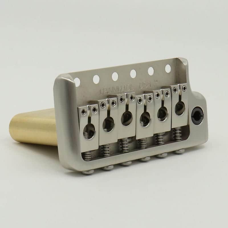 MannMade USA Tremolo Bridge - Nickel Satin - fits PRS style guitars image 1