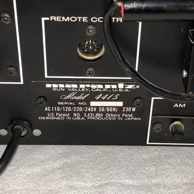 Stunning Rare 1973 Marantz 4415 Quadradial Receiver Silverface Quadraphonic Stereo Serviced & LED's image 7