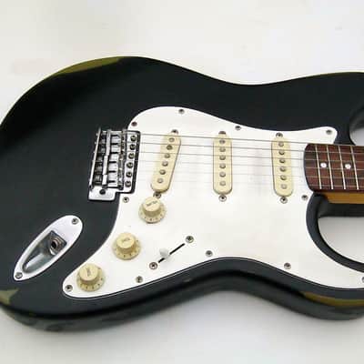 Fender Squier Stratocaster - Light Relic Black image 14