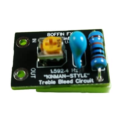 Boffin FX Kinman Adjustable Treble Bleed (1,592 Hz Black) - For PRS & High-Output Humbuckers image 4