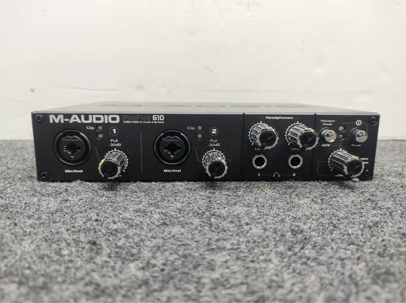 M-Audio ProFire 610 Firewire Audio Interface 2010s - Black image 1