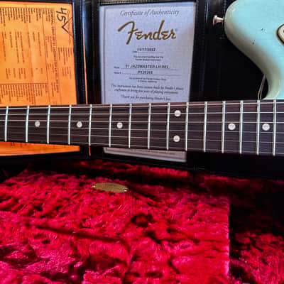 Fender Custom Shop Dealer Select '61 Jazzmaster Wide Range Relic Left-Handed 2022 - Surf Green image 9
