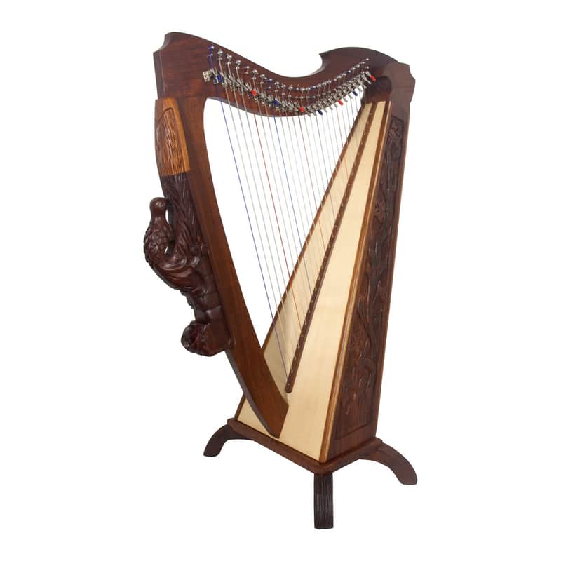Roosebeck HWL26C Chelby Levers 26-String Woodland Harp w/Tuning Tool & Extra String Set image 1