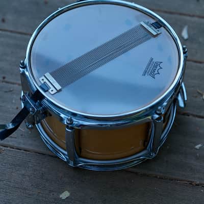 Pearl M1060 10x6" Maple Popcorn Snare Drum 2010s - Clear finish image 8