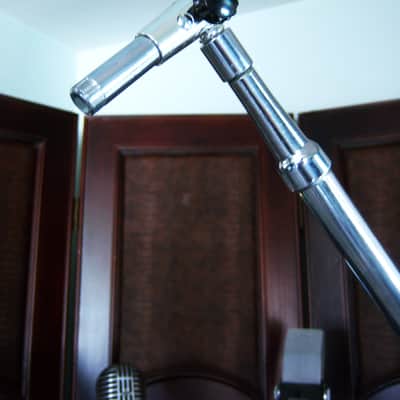 Vintage rare 1960's Atlas Sound BS-36W "Professional" Chrome floor stand w boom arm SW1 and CH1 accessories MS25 MS10C MS12C # 1 image 3