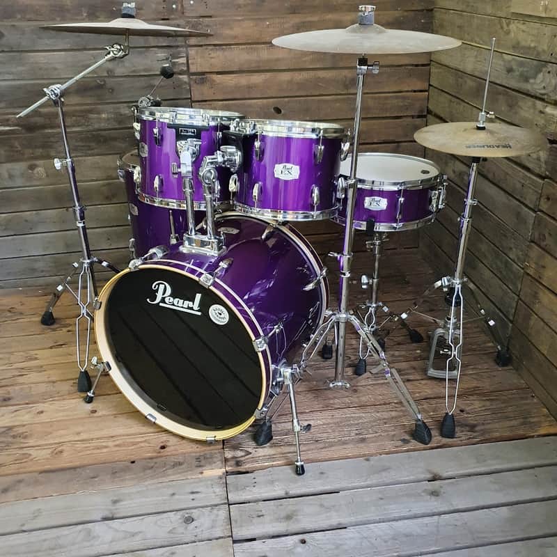Drum Kit Pearl Export EX Complete, Purple USED! RKPEX040822 | Reverb