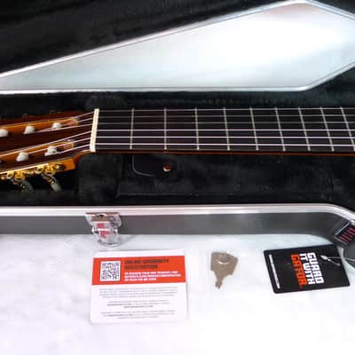 Neat Mint Hand-crafted in Japan '91 Asturias PUF / PU.F Flamenco Classical Nylon-String Acoustic-Electric Guitar image 9