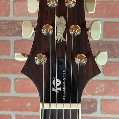 PRS 40th Anniversary McCarty SC56 Singlecut Electric Guitar - Translucent Black image 8
