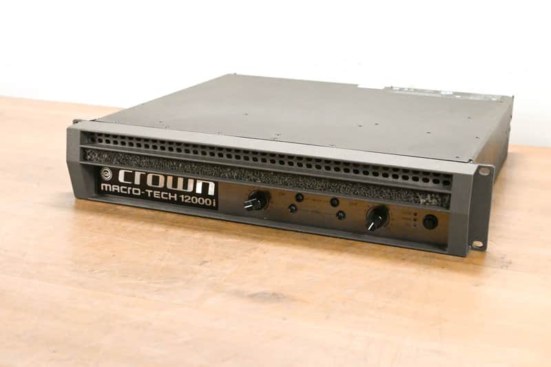 Crown MA 12000i Macro-Tech 2-Channel Power Amplifier, 4500W @ 4 ohms CG0120U image 1