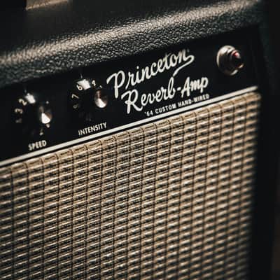Fender '64 Custom Hand-Wired Princeton Reverb-Amp 12-Watt 1x10" Guitar Combo 2020 - Present - Black Bild 2