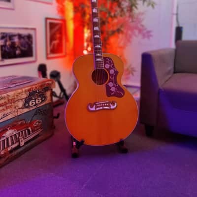 Epiphone J-200 - Aged Natural Antique Gloss image 2