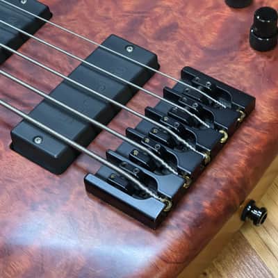 Modulus Quantum 5-35  Fretless - Bubinga image 6