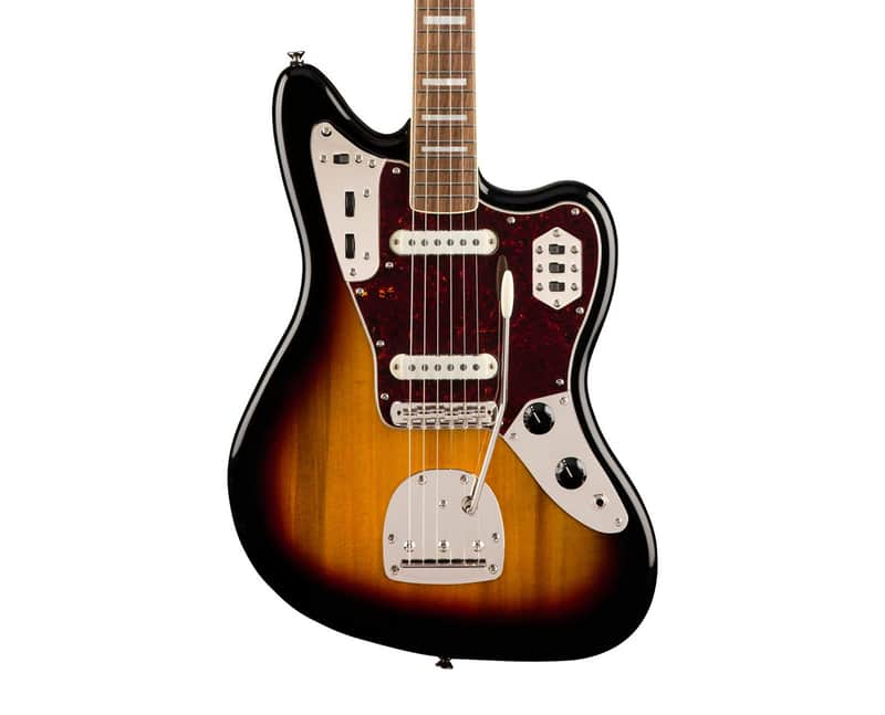 Used Squier Classic Vibe '70s Jaguar - 3-Color Sunburst w/ Laurel FB image 1