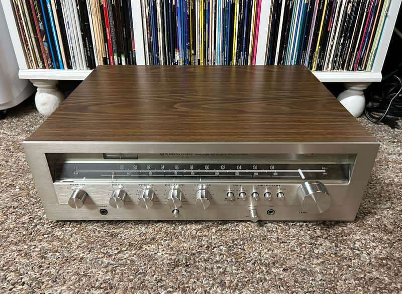 Vintage Kenwood KS-4000R AM/FM Stereo Receiver Wood Grain Japan 1970s SERVICED ✅